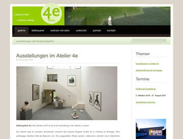 Atelier 4e, Website