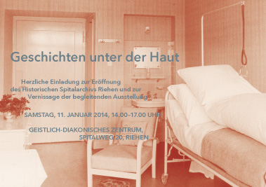 Flyer Spittalarchiv Riehen