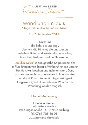 Postkarte Jin Shin Jyutsu