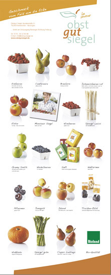 Plakat Obstgut Siegel