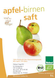 Apfel-Birnensaft