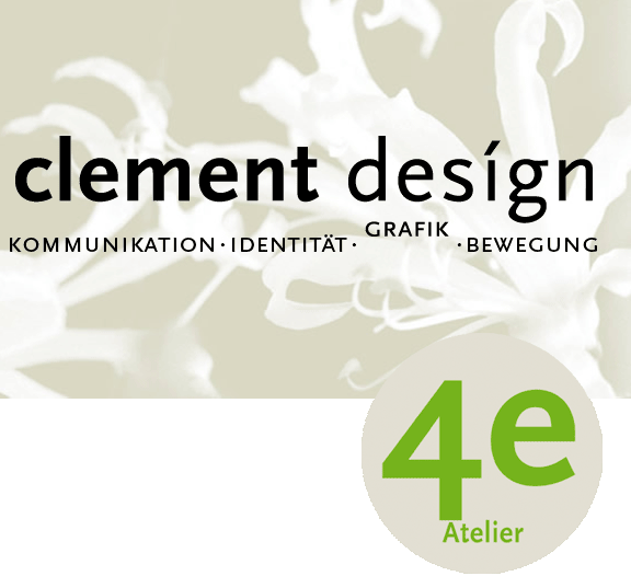 Logo mit weisser Blüte